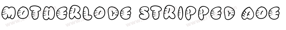 Motherlode Stripped AOE Italic字体转换